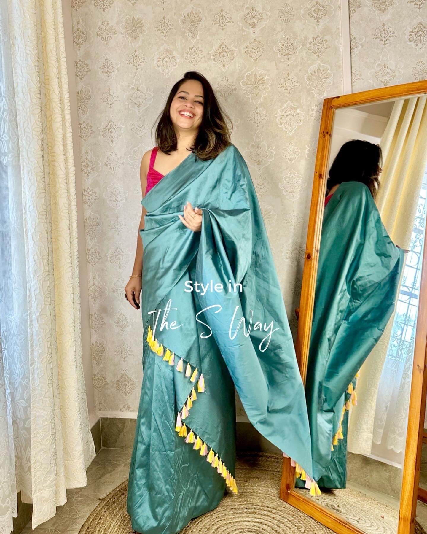 Assamese style discount saree draping